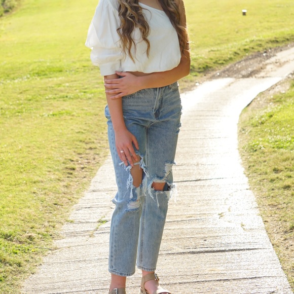 Endless rose boyfriend jeans , in very good condition only worn once . - Picture 4 of 4